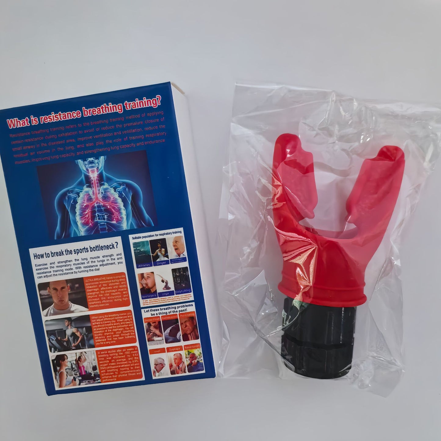 Adjustable Y-Shaped Breathing Lung Trainer