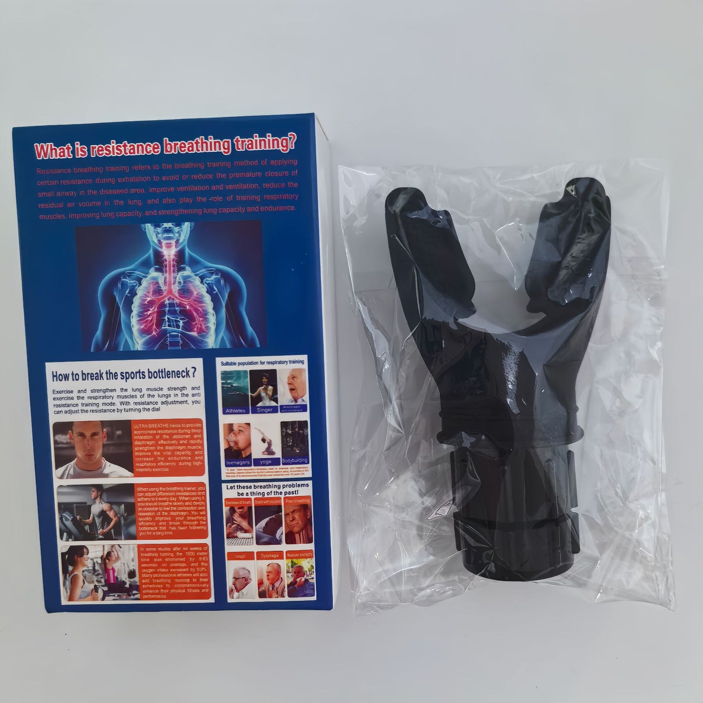 Adjustable Y-Shaped Breathing Lung Trainer