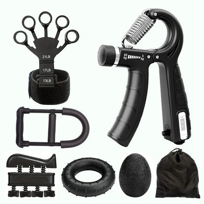 Adjustable Hand Grip Strength Trainer Set